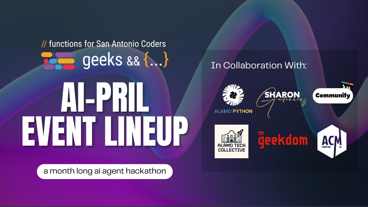 Ai-pril Event Line Up Banner